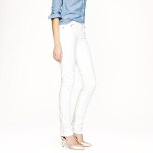 NWOT J. CREW MATCHSTICK SKINNY STRETCH JEANS WHITE SIZE 27/R